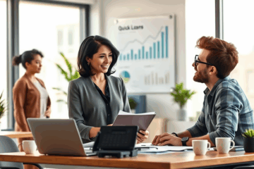 Image illustrant un prêt rapide pour des besoins financiers immédiats.