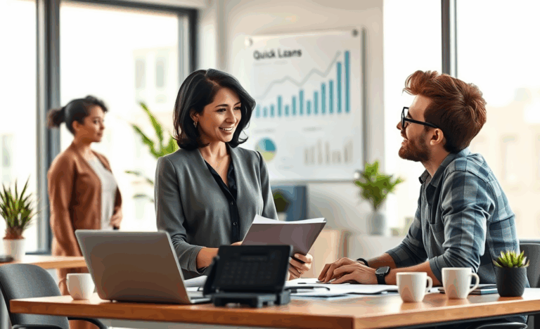 Image illustrant un prêt rapide pour des besoins financiers immédiats.