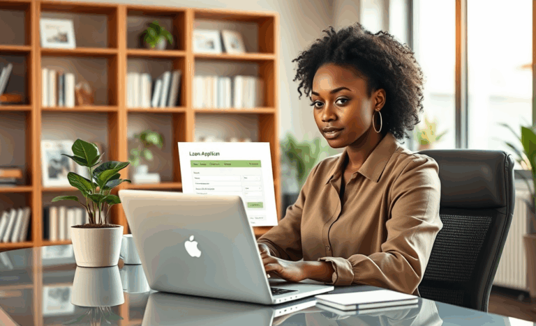 Image illustrant la simplicité du prêt en ligne et fiable.