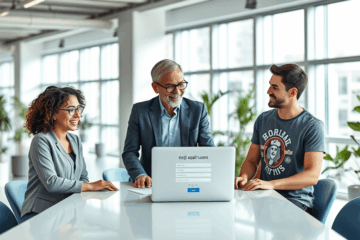 Image illustrant la simplicité de demander un prêt en ligne