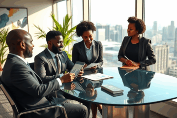 Image illustrant les options de prêt personnel UBA avec des limites de financement.