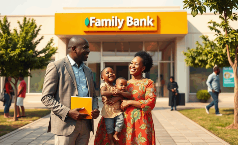 Prêt Personnel Family Bank pour des solutions de financement allant de Sh30,000 à Sh1,000,000.